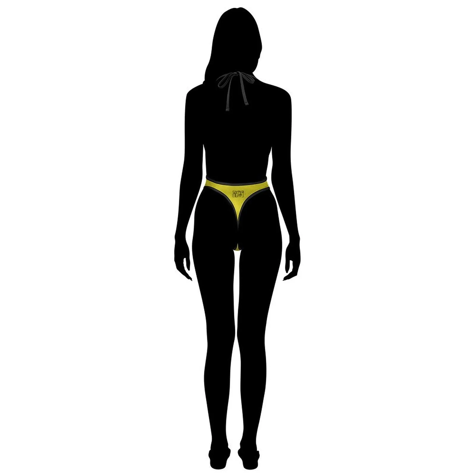 Sixty Eight 93 Logo Black Lemonade Deep-V One Piece