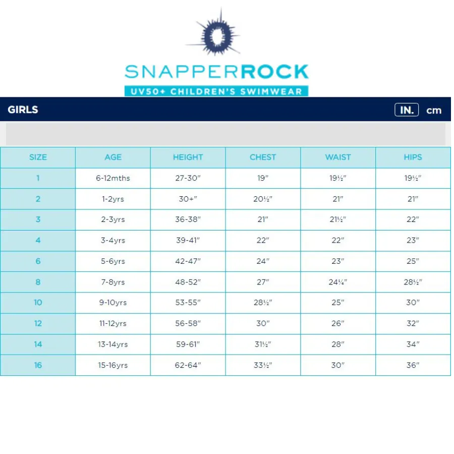Snapper Rock G Swimsuit with Rashguard G1308-ST