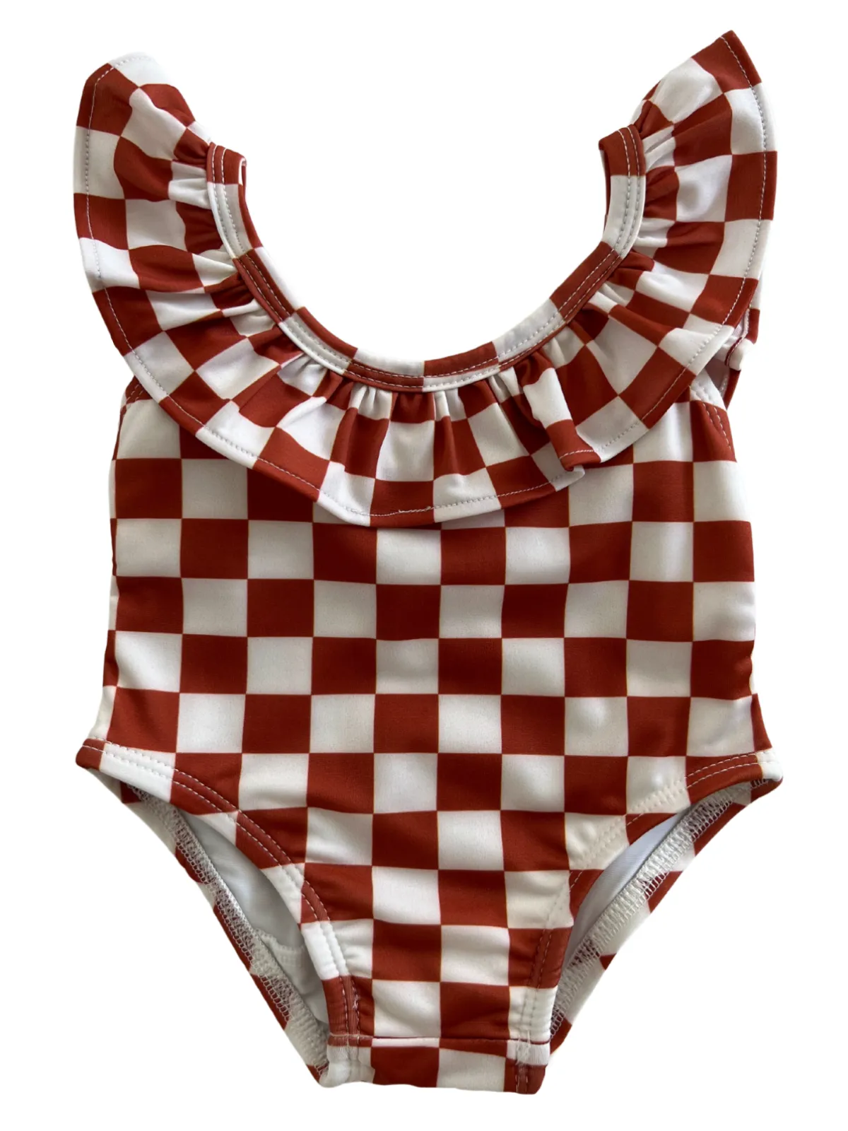 Stracciatella Checkerboard / Isla Swimsuit / UPF 50 