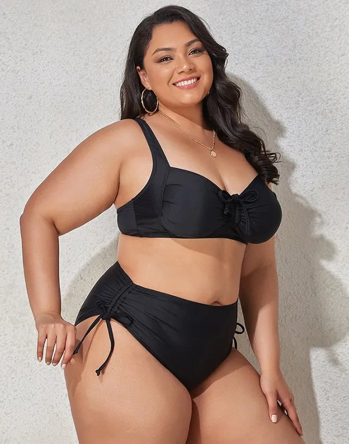 Summervivi-Colorful Print Plus Size Bikini