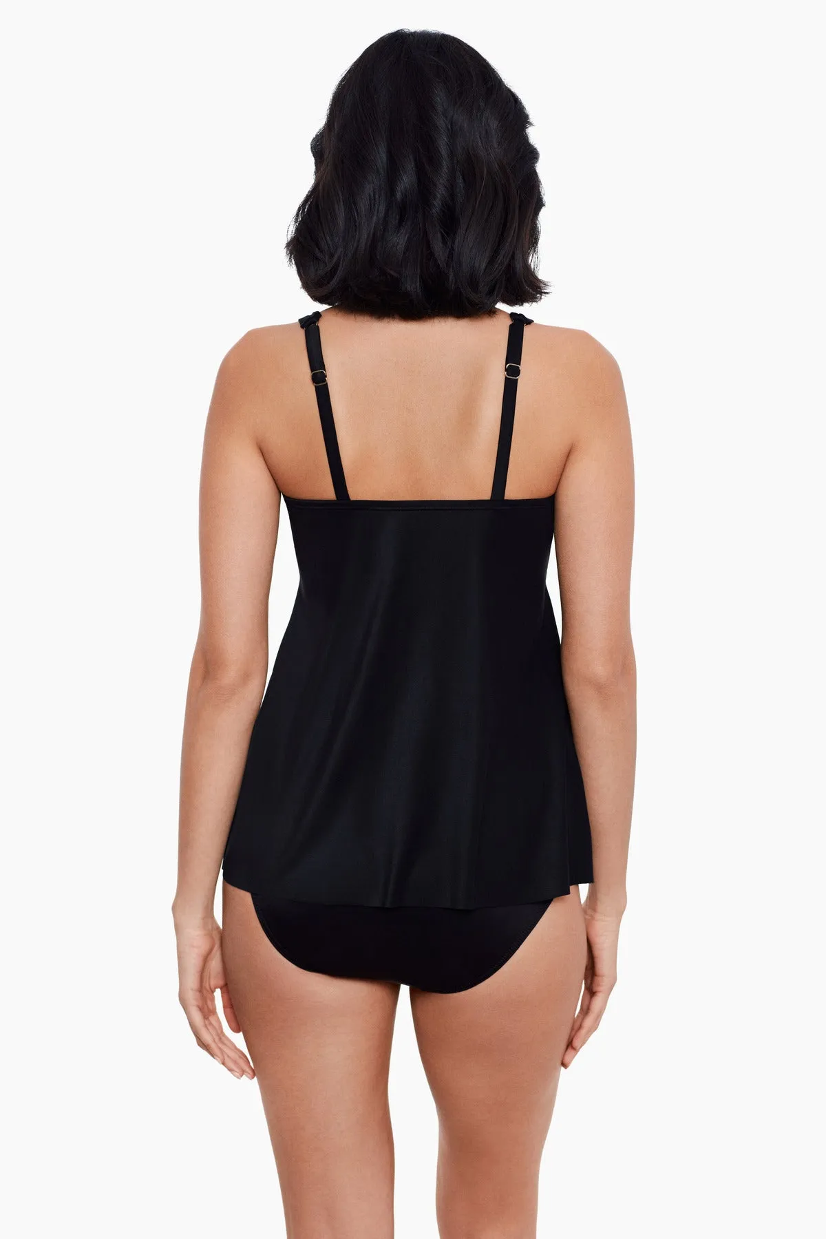 Surplice Underwire Tankini Top D-DDD Cups