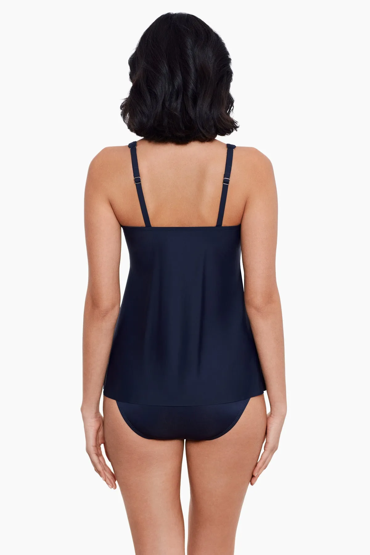 Surplice Underwire Tankini Top D-DDD Cups