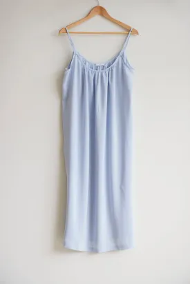 Victoria Silk Nightgown - Pale Blue