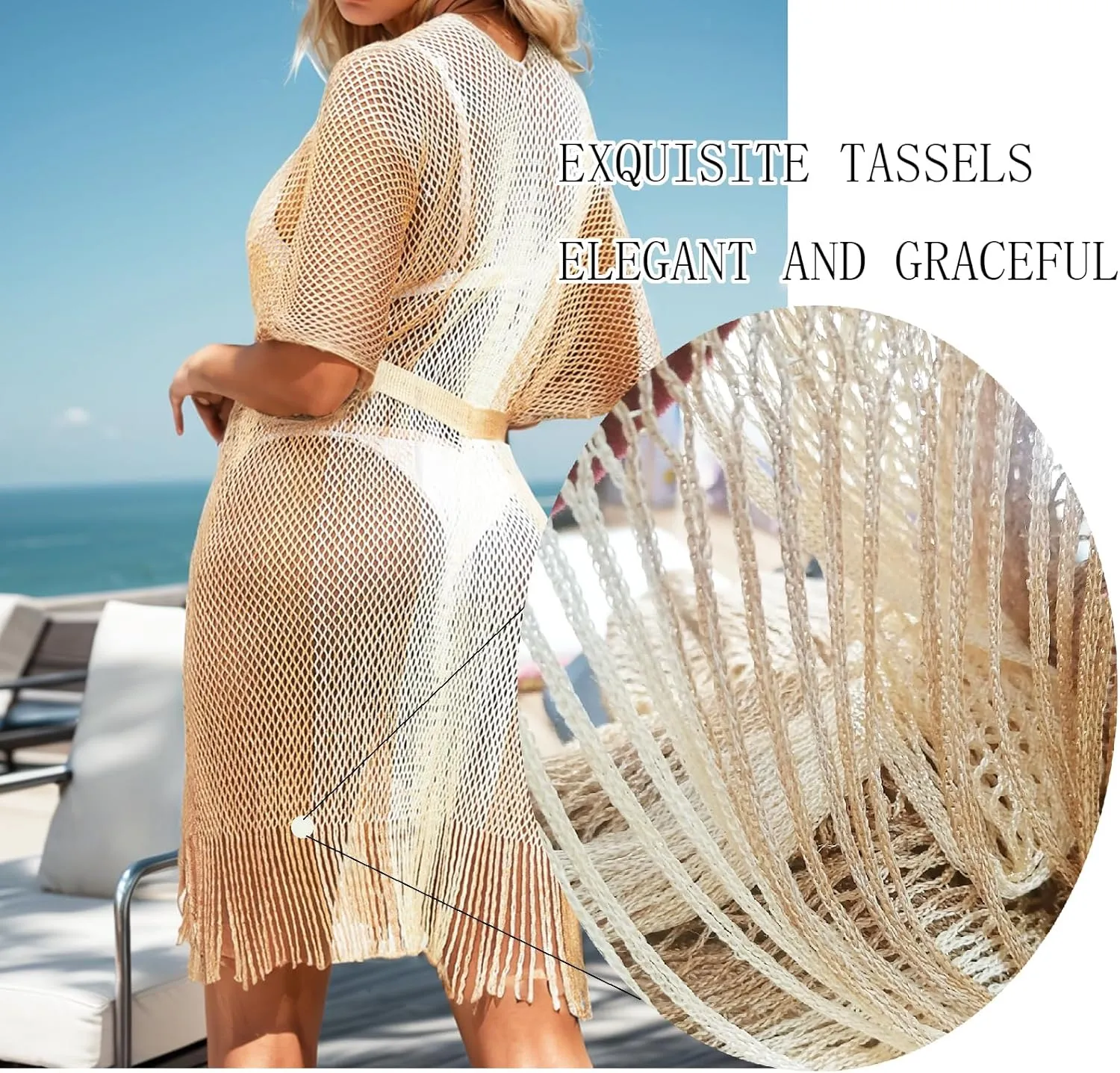Women Summer Bathing Suit Swimwear Beach Coverup Swim Bikini Swimsuit Cover Up 2025 Beach Dress Vacation Outfits