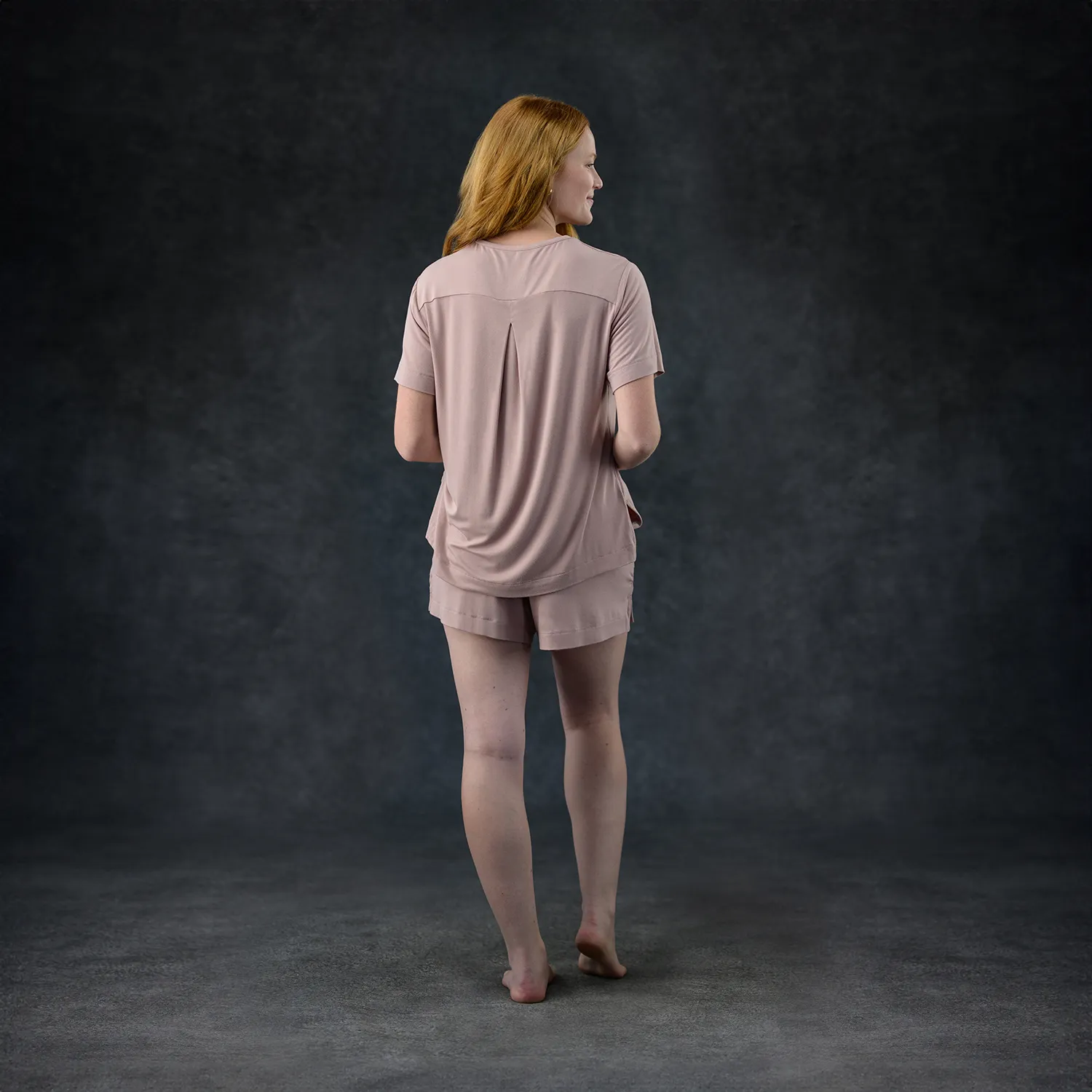 Women's Pajama Set - Short   Tee (Peony)