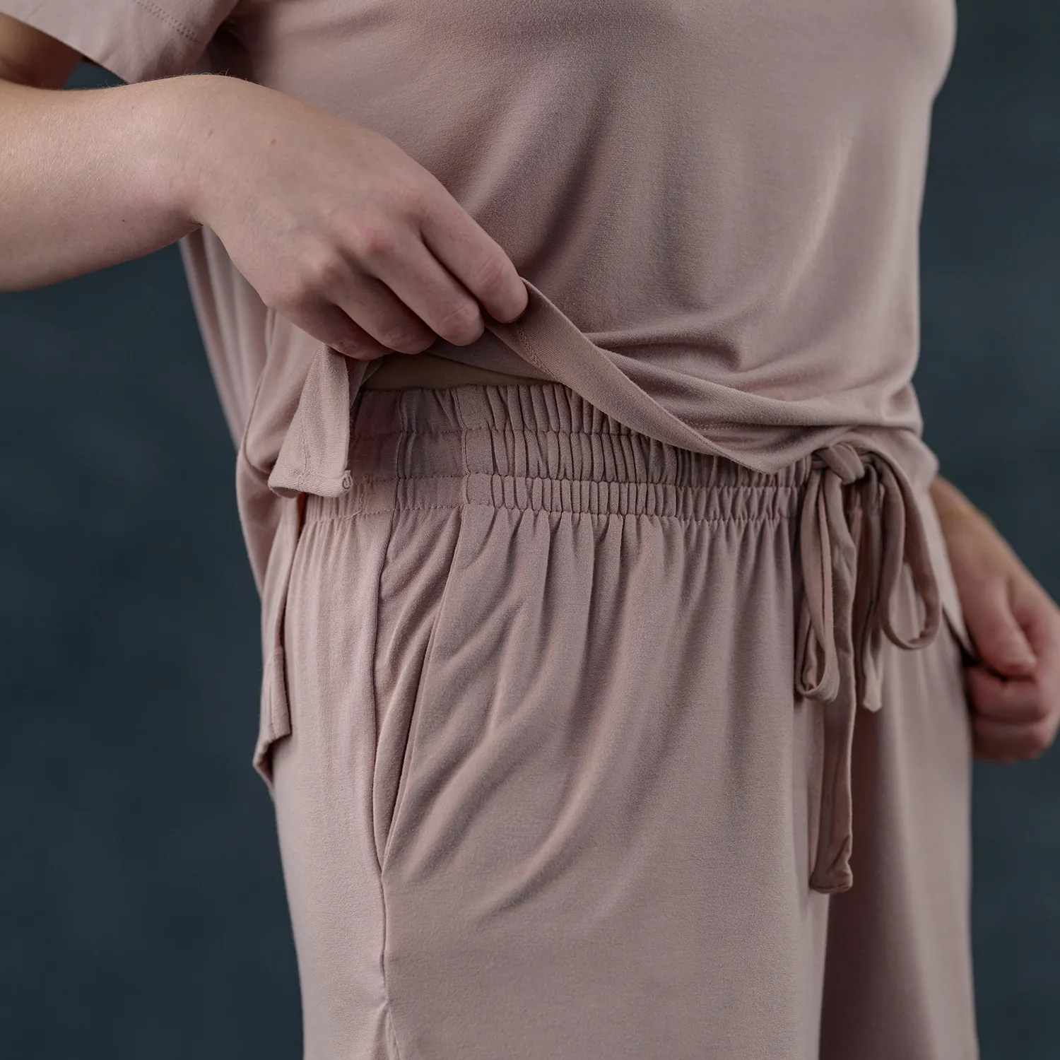 Women's Pajama Set - Short   Tee (Peony)
