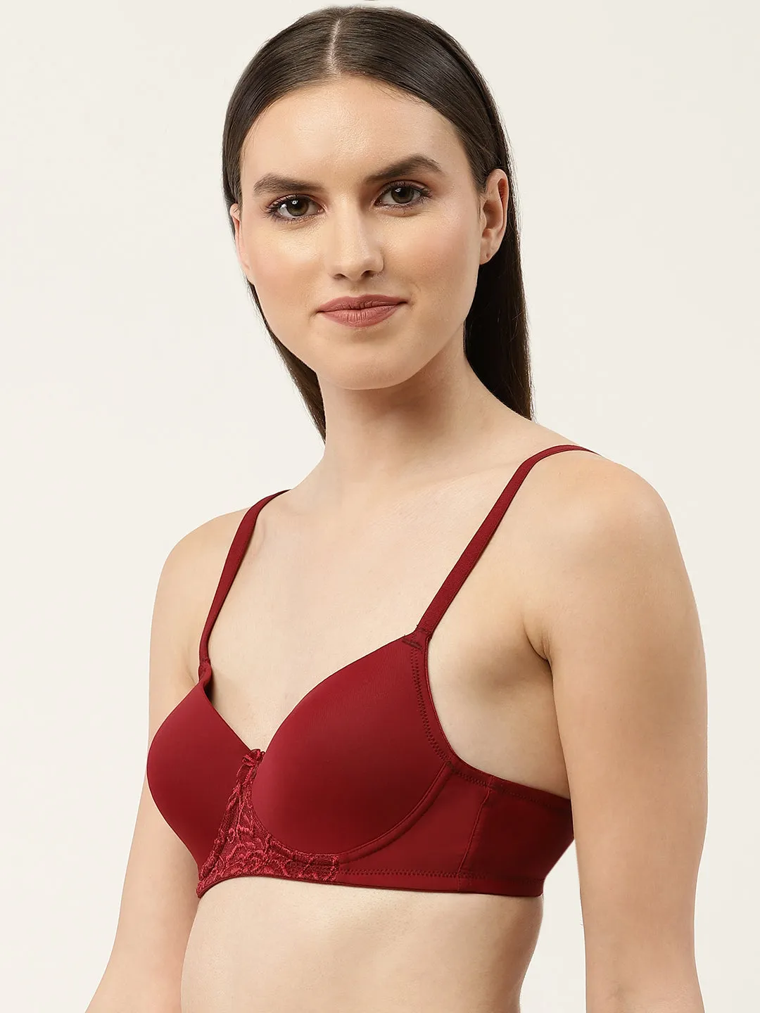 Women's Solid Lightly Padded T-Shirt Bra | BRA-9007-1 |