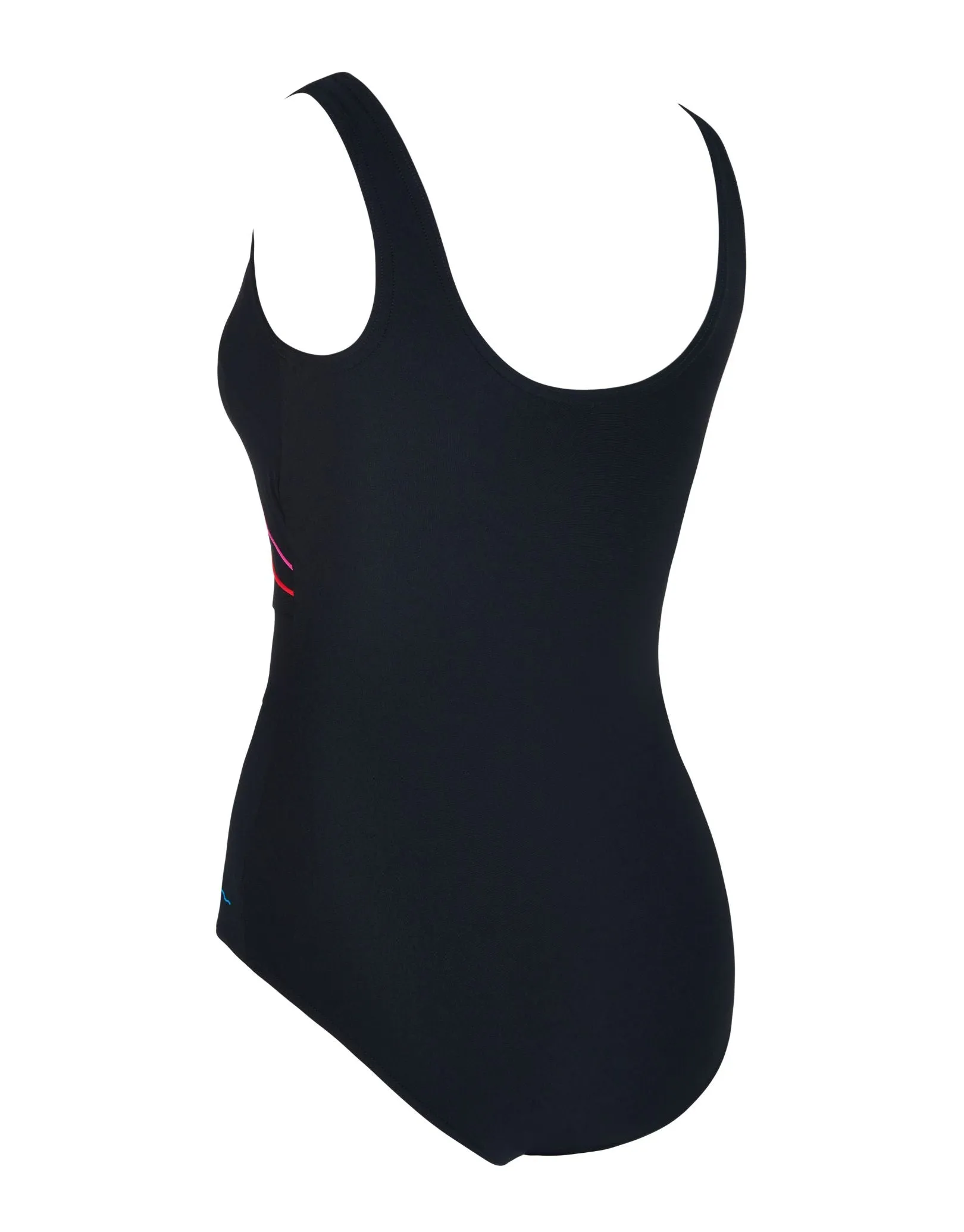 Zoggs Macmaster Scoopback Swimsuit - Black/Multicolour